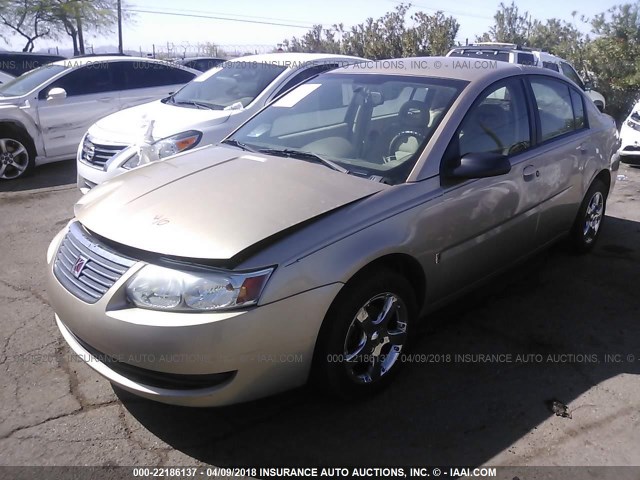 1G8AZ55F86Z127940 - 2006 SATURN ION LEVEL 2 GOLD photo 2