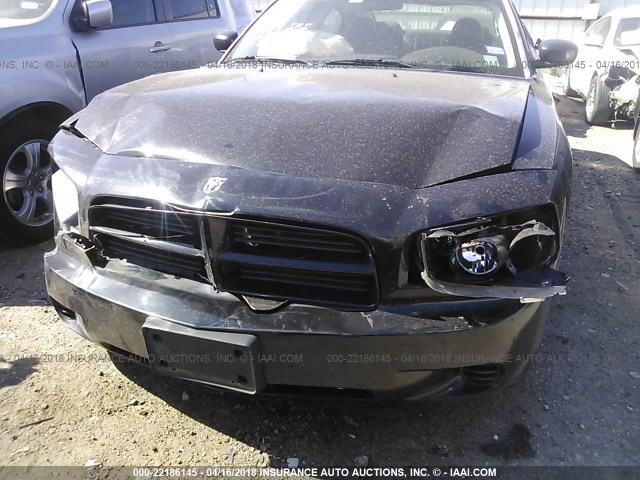 2B3KA43DX9H572893 - 2009 DODGE CHARGER BLACK photo 6