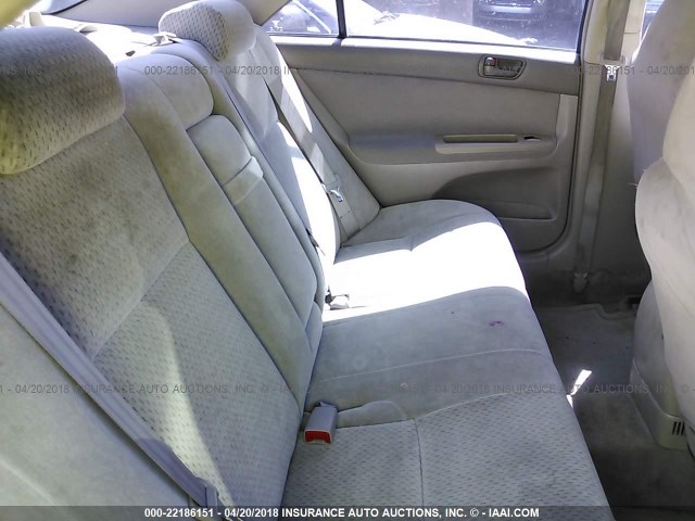 4T1BE32K23U238760 - 2003 TOYOTA CAMRY LE/XLE/SE BLACK photo 8