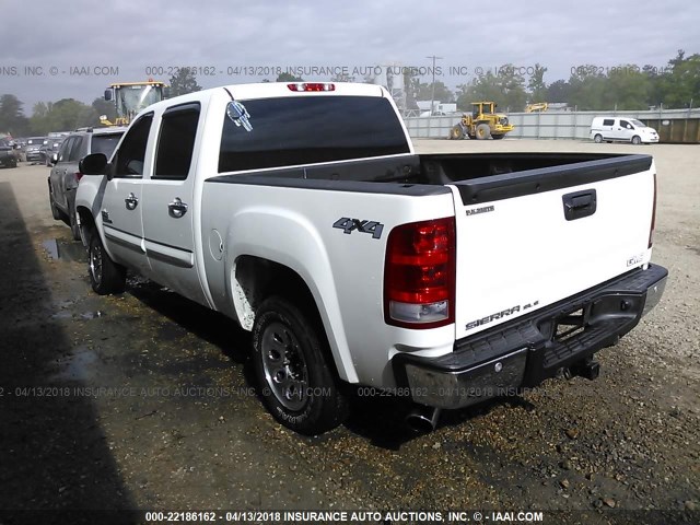 3GTP2VE75CG309538 - 2012 GMC SIERRA K1500 SLE WHITE photo 3