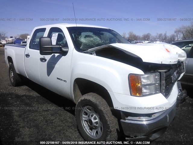 1GT422CG7BF204942 - 2011 GMC SIERRA K3500 WHITE photo 1