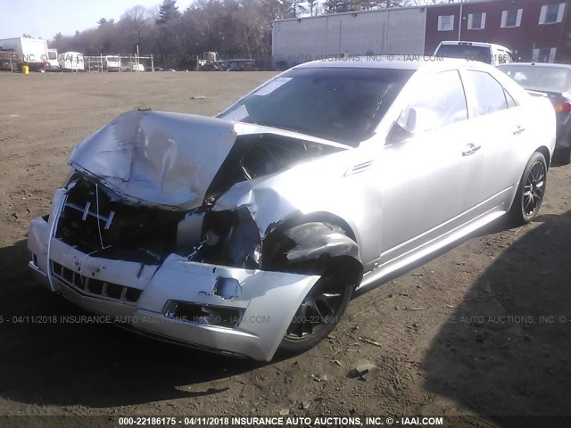 1G6DH5E59C0130877 - 2012 CADILLAC CTS LUXURY COLLECTION SILVER photo 2