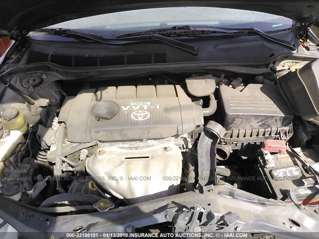 4T1BF3EKXAU060800 - 2010 TOYOTA CAMRY SE/LE/XLE GRAY photo 10