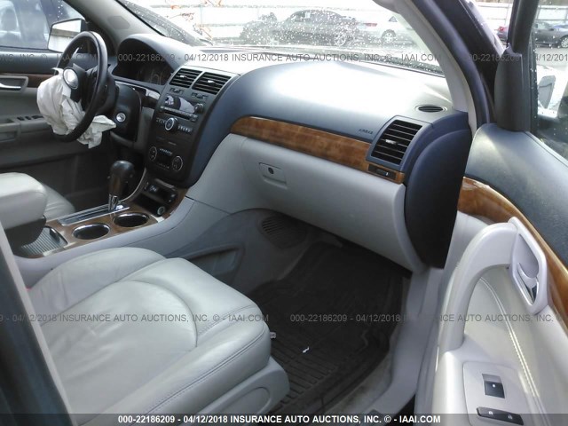 5GZEV23738J275328 - 2008 SATURN OUTLOOK XR შავი ფოტო 5