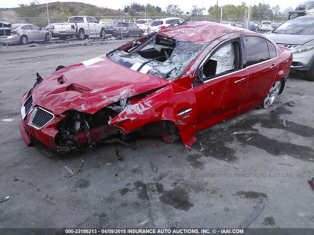 6G2EC57Y68L988862 - 2008 PONTIAC G8 GT RED photo 2