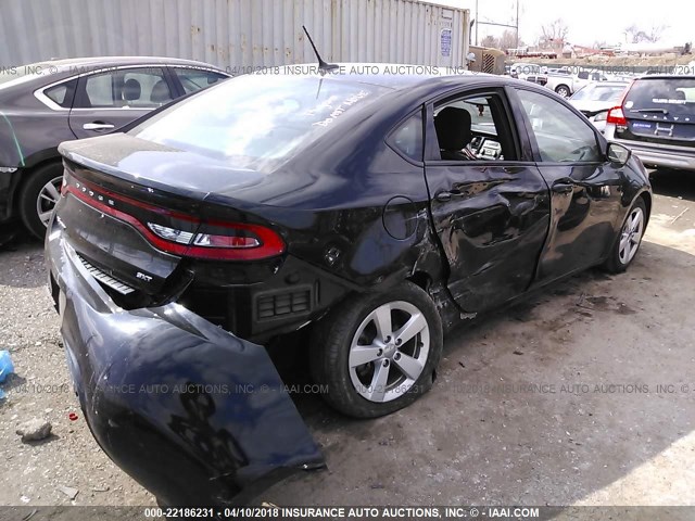 1C3CDFBB9FD286326 - 2015 DODGE DART SXT BLACK photo 4