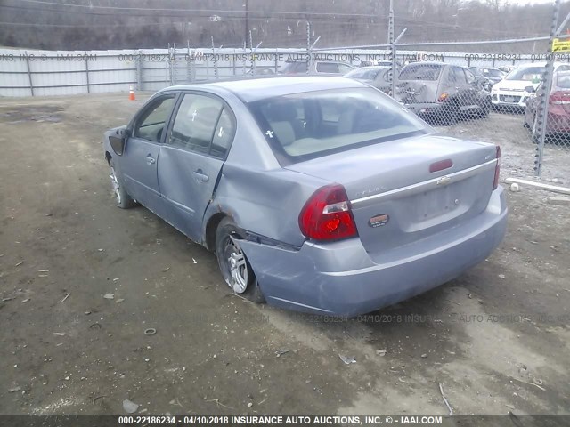 1G1ZS58F37F261064 - 2007 CHEVROLET MALIBU LS 浅蓝色 照片 3