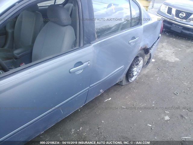 1G1ZS58F37F261064 - 2007 CHEVROLET MALIBU LS 浅蓝色 照片 6
