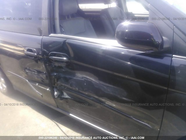 5FNRL18934B025943 - 2004 HONDA ODYSSEY EXL შავი ფოტო 6