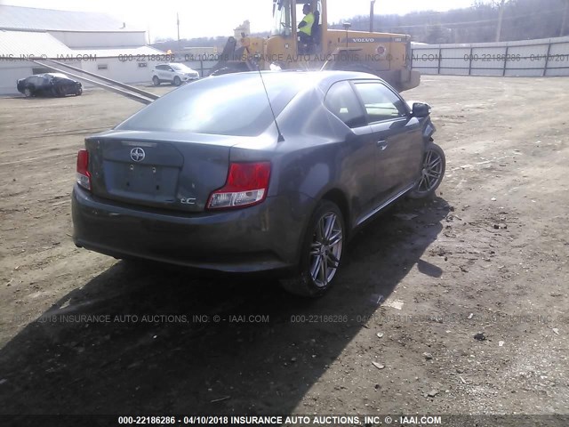 JTKJF5C74C3044068 - 2012 TOYOTA SCION TC 灰色 照片 4