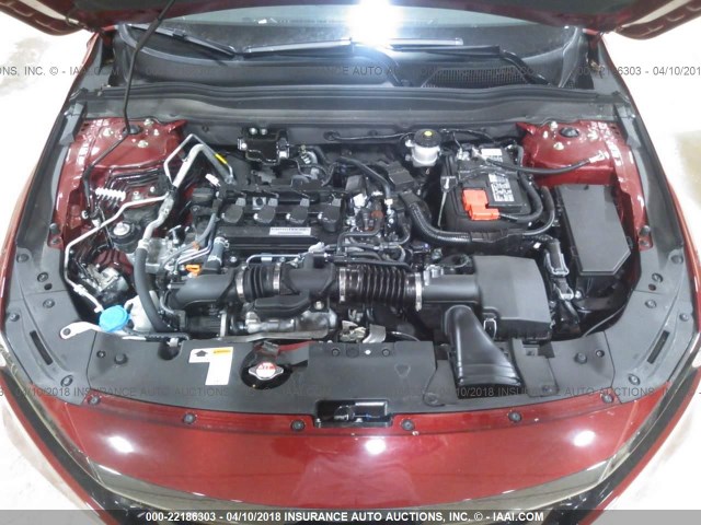 1HGCV1F32JA044973 - 2018 HONDA ACCORD SPORT 红色 照片 10