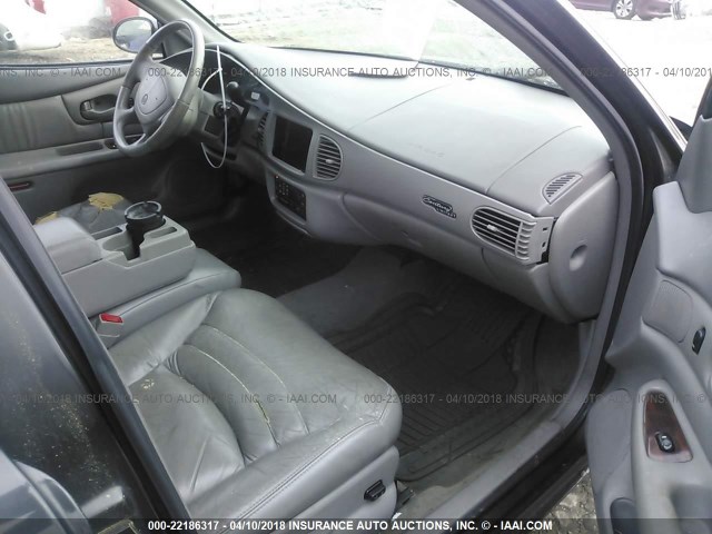 2G4WY55J411158974 - 2001 BUICK CENTURY LIMITED BLACK photo 5