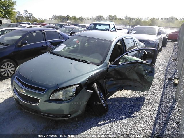 1G1ZG57B89F118369 - 2009 CHEVROLET MALIBU LS GREEN photo 6