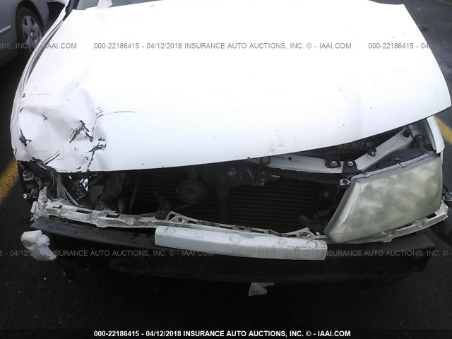 4T1BF18BXWU212873 - 1998 TOYOTA AVALON XL/XLS WHITE photo 6