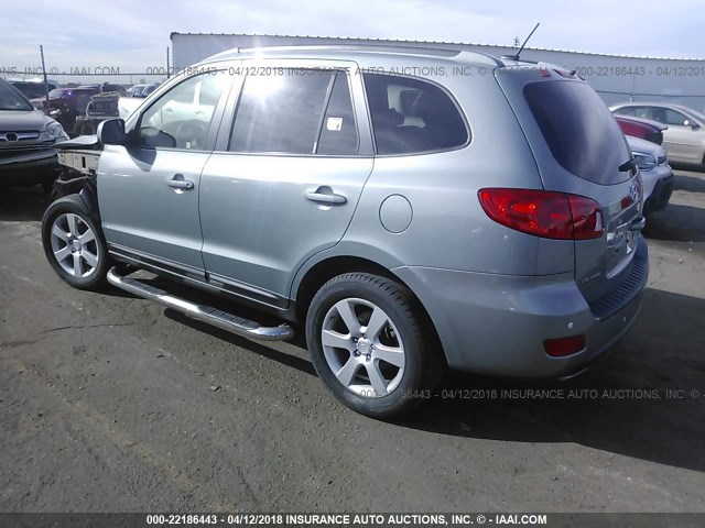 5NMSH73E09H239143 - 2009 HYUNDAI SANTA FE SE/LIMITED SILVER photo 3