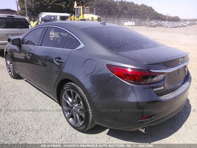 JM1GJ1W5XG1402441 - 2016 MAZDA 6 GRAND TOURING GRAY photo 3