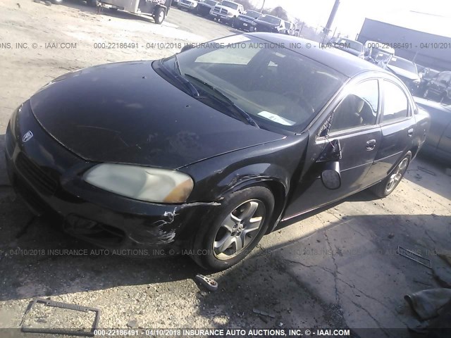 1B3EL46X43N581522 - 2003 DODGE STRATUS SE/SXT BLACK photo 2