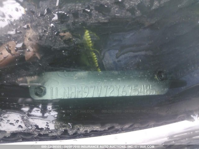 1LNHM97V72Y675485 - 2002 LINCOLN CONTINENTAL  黑色 照片 9