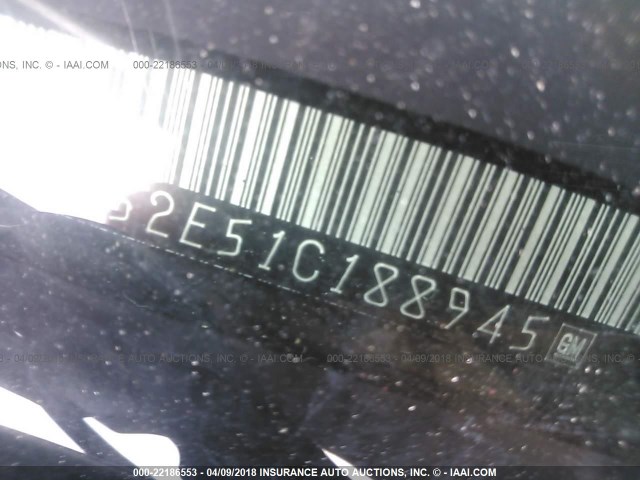 1G3NF52E51C188945 - 2001 OLDSMOBILE ALERO GLS 红色 照片 9