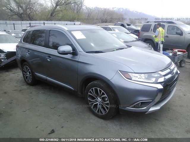 JA4AD3A34HZ064739 - 2017 MITSUBISHI OUTLANDER SE/SEL GRAY photo 1