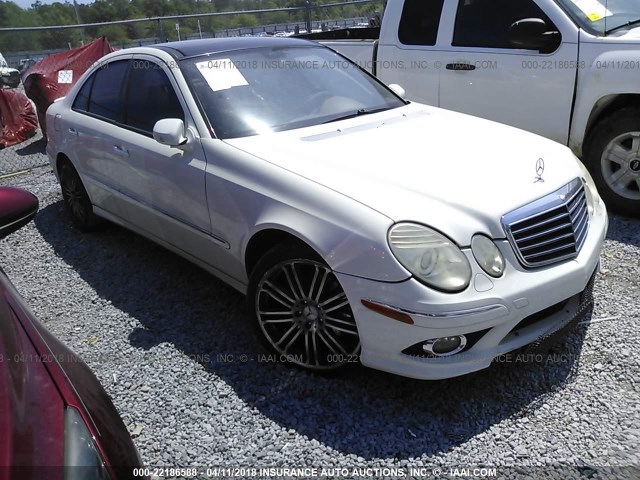 WDBUF87X18B237676 - 2008 MERCEDES-BENZ E 350 4MATIC WHITE photo 1
