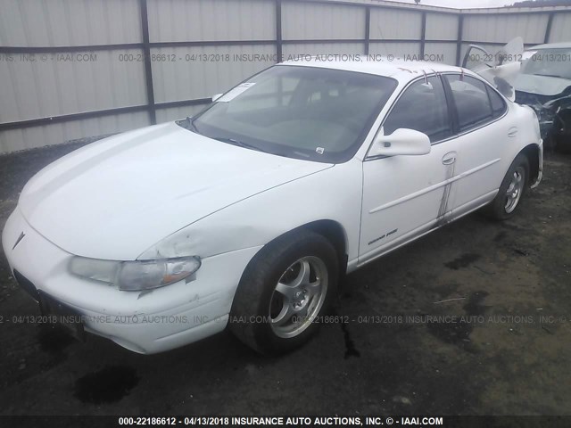 1G2WJ52M8WF281799 - 1998 PONTIAC GRAND PRIX SE WHITE photo 2