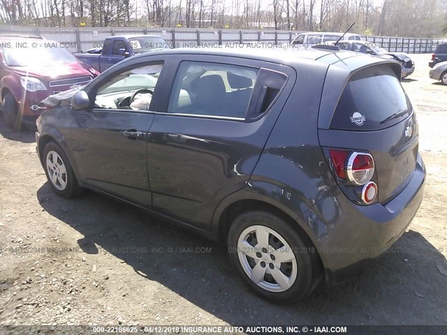 1G1JB6SH1G4171954 - 2016 CHEVROLET SONIC LS 灰色 照片 3