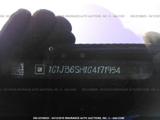 1G1JB6SH1G4171954 - 2016 CHEVROLET SONIC LS 灰色 照片 9