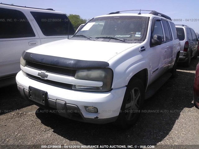 1GNET16S446103184 - 2004 CHEVROLET TRAILBLAZER EXT LS/EXT LT WHITE photo 2