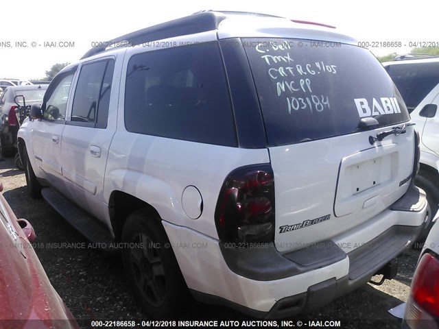 1GNET16S446103184 - 2004 CHEVROLET TRAILBLAZER EXT LS/EXT LT WHITE photo 3