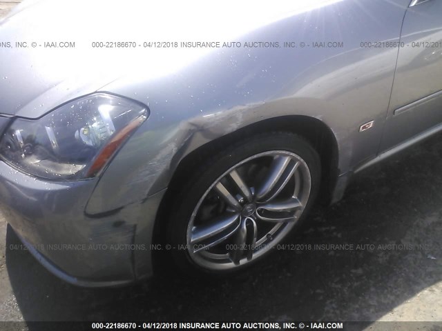 JNKBY01E17M400632 - 2007 INFINITI M45 SPORT GRAY photo 6