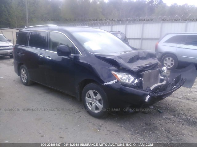 JN8AE2KP2D9069581 - 2013 NISSAN QUEST S/SV/SL/LE BLACK photo 1