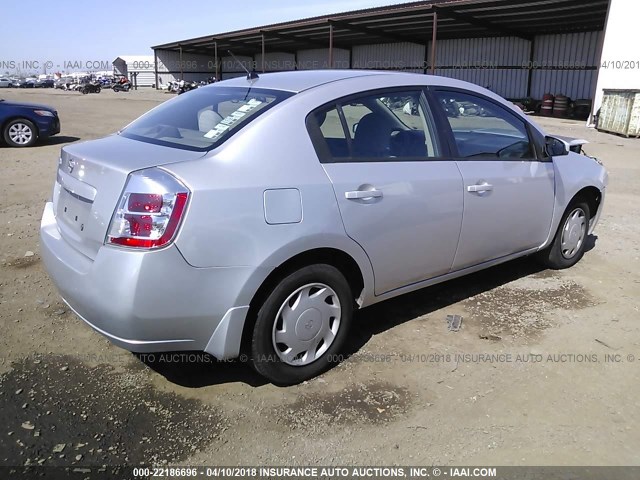 3N1AB61E49L628514 - 2009 NISSAN SENTRA 2.0/2.0S/2.0SL SILVER photo 4