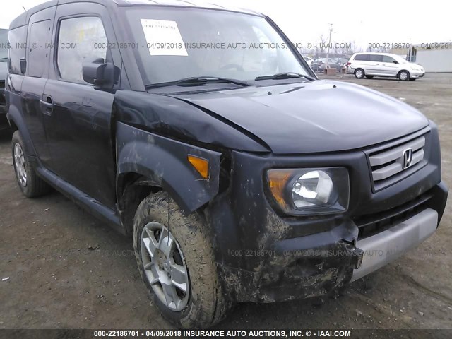 5J6YH28358L015619 - 2008 HONDA ELEMENT LX BLACK photo 6