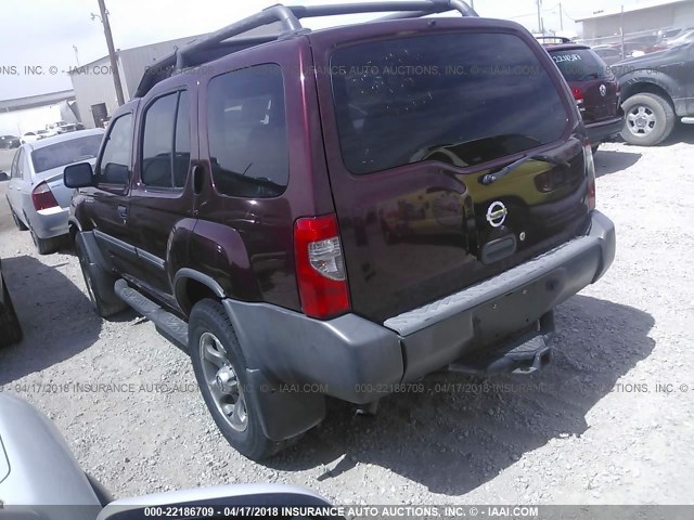 5N1MD28TX2C503550 - 2002 NISSAN XTERRA SE/SC MAROON photo 3