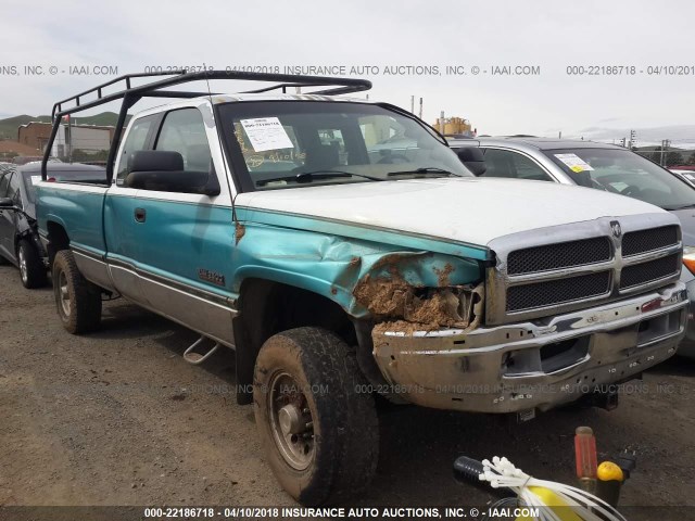 1B7KF23C8TJ196504 - 1996 DODGE RAM 2500 TEAL photo 1