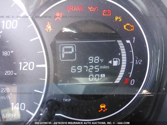 3N1CE2CPXFL409639 - 2015 NISSAN VERSA NOTE S/S PLUS/SV/SL/SR SILVER photo 7