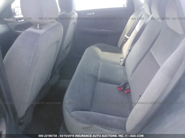 2G1WT58N981276703 - 2008 CHEVROLET IMPALA LT BLUE photo 8