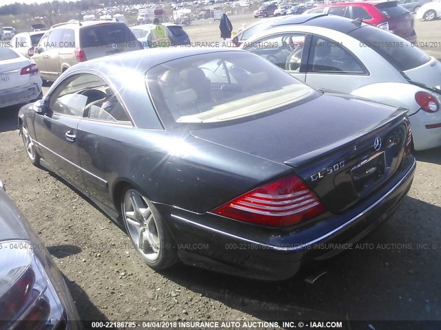 WDBPJ75J56A046883 - 2006 MERCEDES-BENZ CL 500 BLUE photo 3