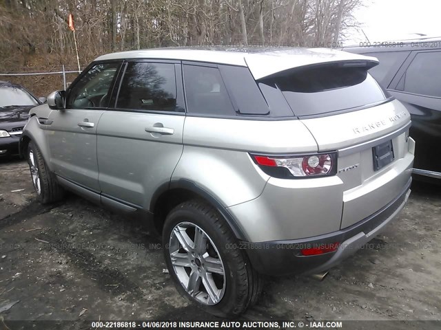 SALVP2BG8DH828062 - 2013 LAND ROVER RANGE ROVER EVOQU PURE PLUS TAN photo 3