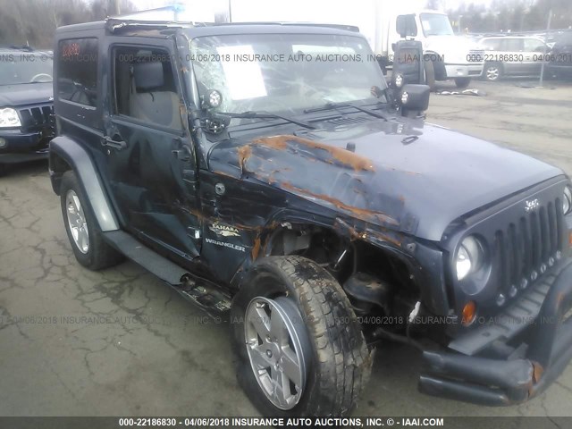 1J4FA54187L207228 - 2007 JEEP WRANGLER SAHARA BLUE photo 6