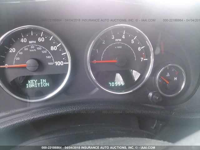 1C4AJWAG7CL131462 - 2012 JEEP WRANGLER SPORT BLACK photo 7