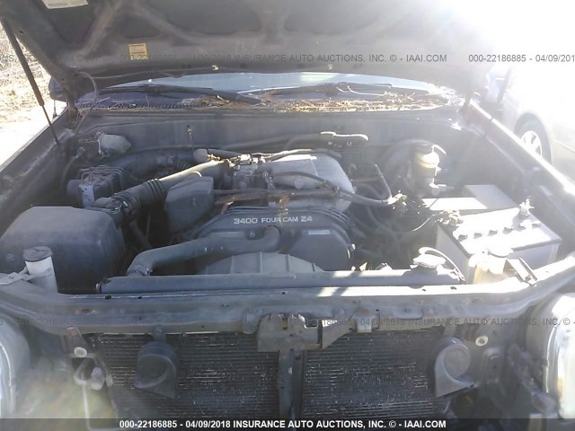 5TBRN34173S341385 - 2003 TOYOTA TUNDRA ACCESS CAB SR5 GRAY photo 10