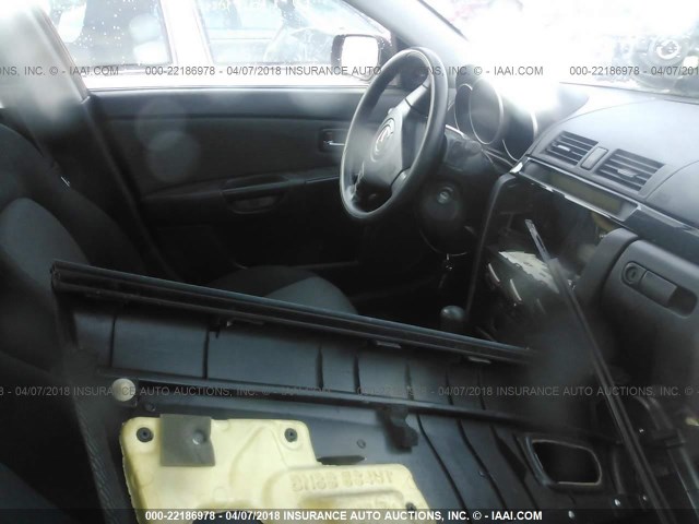 JM1BK12G771675335 - 2007 MAZDA 3 I RED photo 5