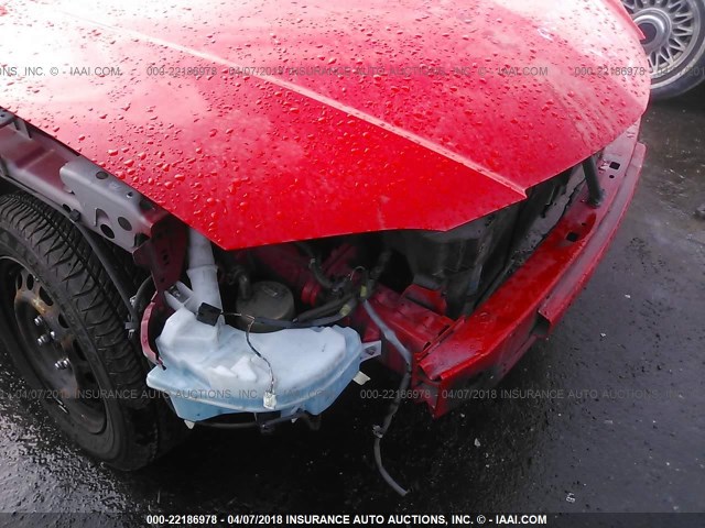 JM1BK12G771675335 - 2007 MAZDA 3 I RED photo 6