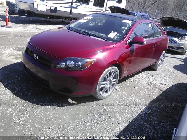 JTKDE3B75A0304076 - 2010 TOYOTA SCION TC 红色 照片 2