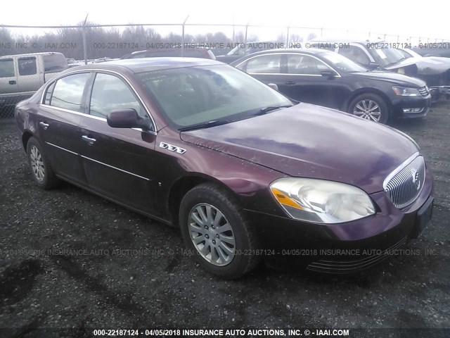 1G4HP57227U155487 - 2007 BUICK LUCERNE MAROON photo 1