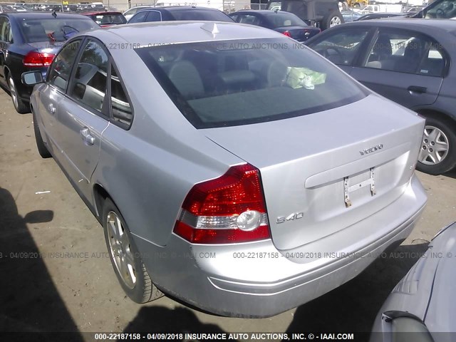 YV1MS390962182787 - 2006 VOLVO S40 2.4I SILVER photo 3
