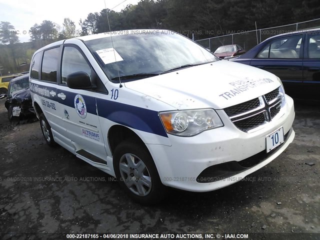 2D4RN4DG4BR795007 - 2011 DODGE GRAND CARAVAN EXPRESS WHITE photo 1