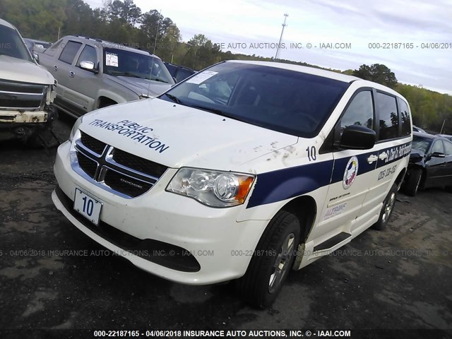 2D4RN4DG4BR795007 - 2011 DODGE GRAND CARAVAN EXPRESS WHITE photo 2